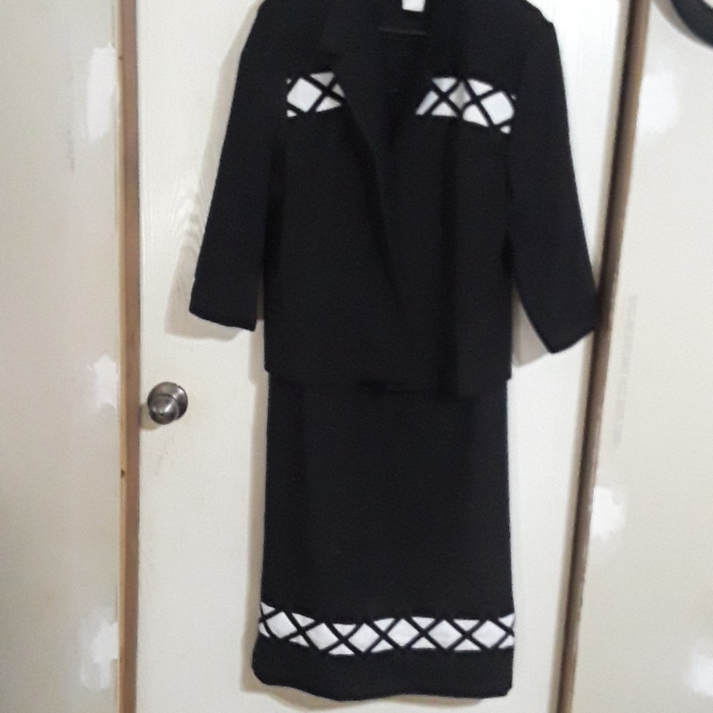 2 piece dress and lightweight jacket